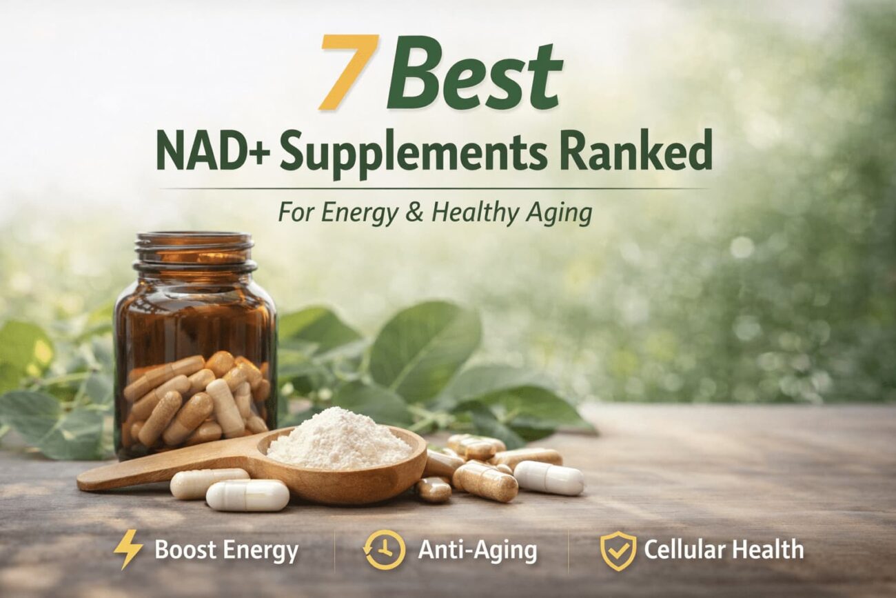 Best NAD+ supplements ranked capsules and powder for energy and healthy aging support