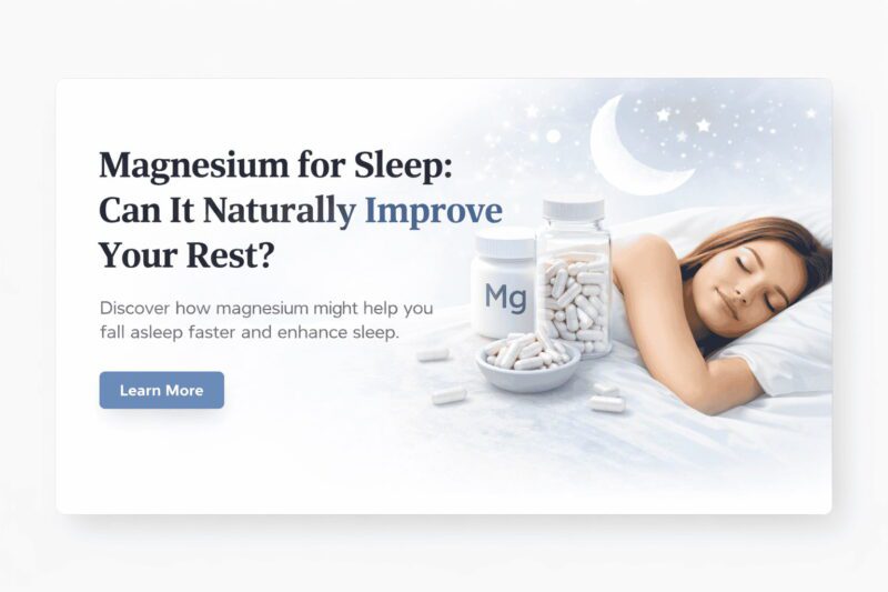 Magnesium Glycinate for Sleep and Relaxation: Benefits, Dosage & Safety